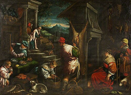 The Return of the Prodigal Son, 1582, Leandro Bassano