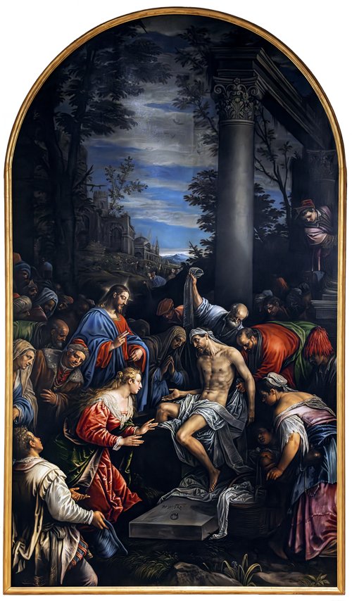 Résurrection de Lazare, 1610, Leandro Bassano
