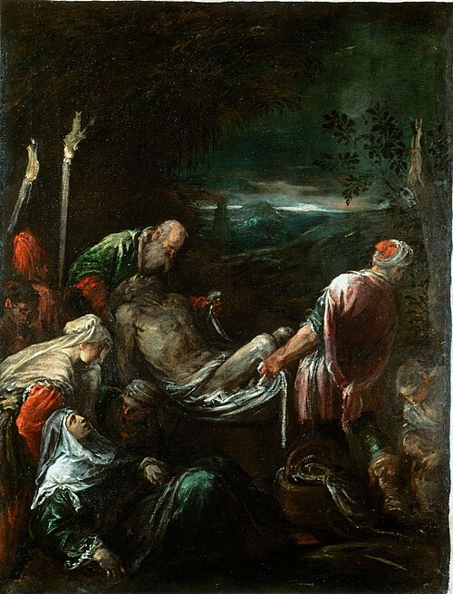Burial of Christ, 1579, Leandro Bassano