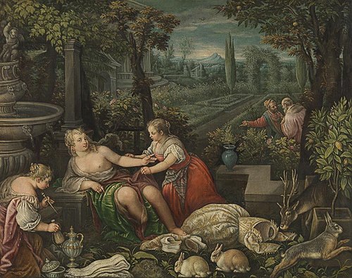 Susanna and the Elders, , Leandro Bassano