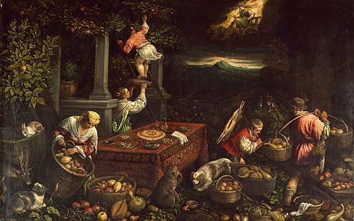 Allegory of the Element Earth, 1580, Leandro Bassano