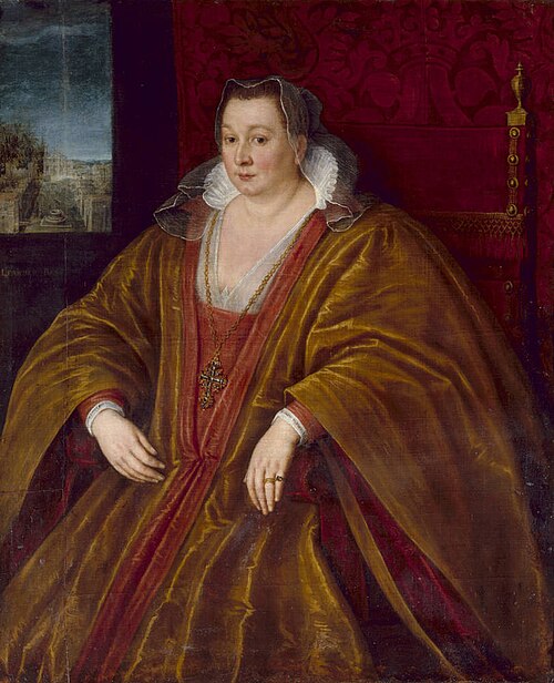 Portrait of the Dogaressa Morosina Morosini, 1595, Leandro Bassano