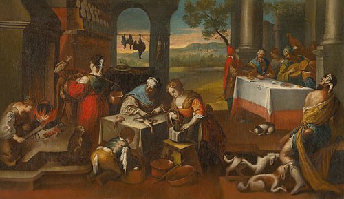 The kitchen, 1800, Leandro Bassano