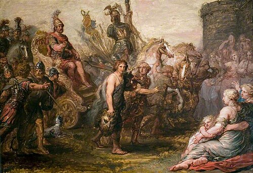 The Triumph of Saul (sketch), , Jan van den Hoecke