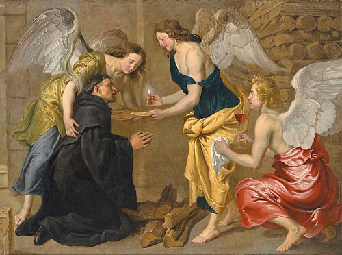 The Holy Communion of the Blessed Frederick of Regensburg, 1650, Jan van den Hoecke