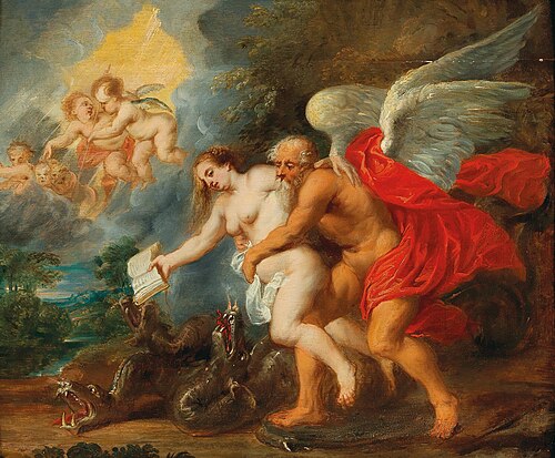 Allegory of Time and Truth as winner over Envy and Falsehood, 1650, Jan van den Hoecke