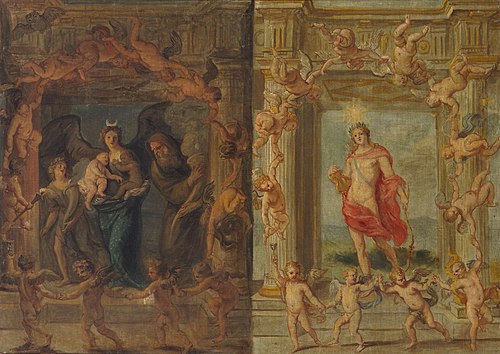Tag und Nacht, 1650, Jan van den Hoecke