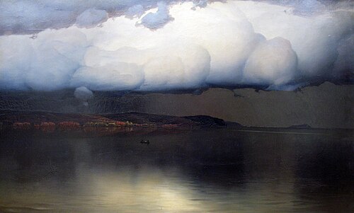 Became silence / Silence has settled / Quieted down, 1890, Nikolaï Doubovskoï