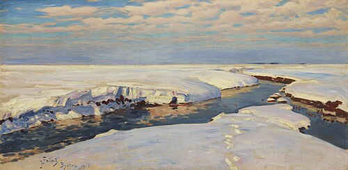 Winter Landscape, 1915, Julian Fałat