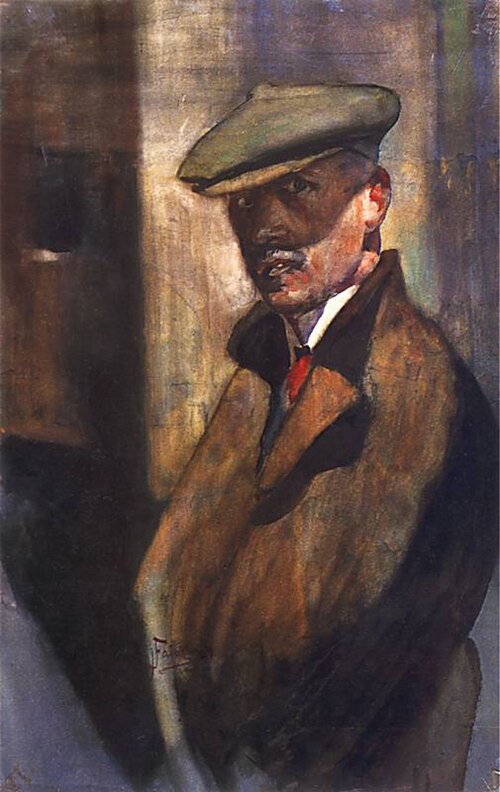 Self-portrait, 1910, Julian Fałat