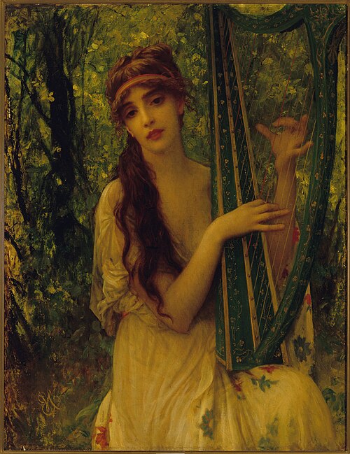 La musique (Agathe Calmel), 1882, Ernest Hébert