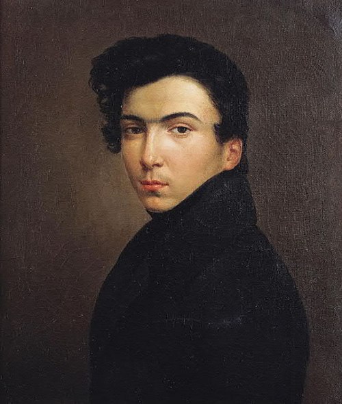 Autoportrait à 17 ans à son arrivée à Paris, 1833, Ernest Hébert