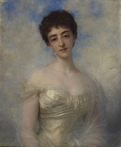 Portrait de Lily Schneider, comtesse de Ganay, 1905, Ernest Hébert