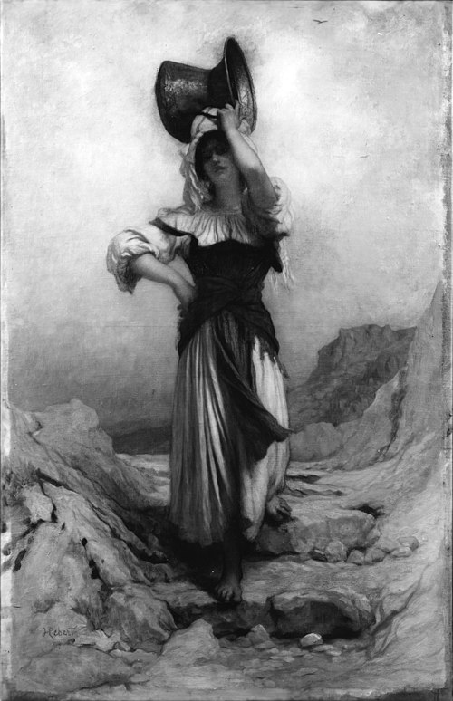 Going to the Well, 1850, Ernest Hébert