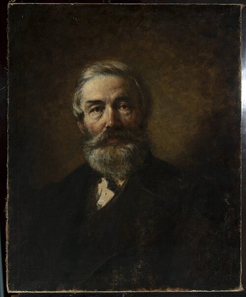 Portrait of a man, 1875, Wilhelm Leopolski