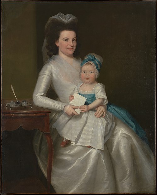 Lady Williams and Child, 1783, Ralph Earl