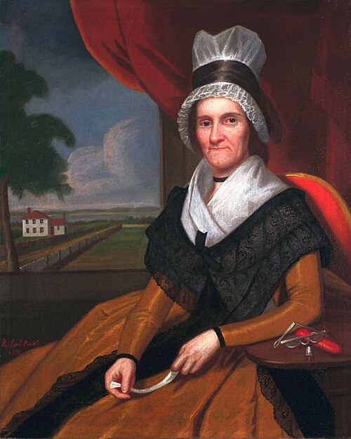 Mrs. David Hubbell (Sarah Perry Hubbell), 1795, Ralph Earl