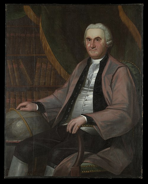 Reverend Nehemiah Strong (1728/29-1807), B.A. 1755, M.A. 1758, 1790, Ralph Earl