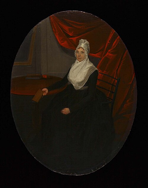 Portrait of a Connecticut Clockmaker's Wife, 1800, Ralph Earl