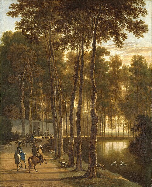 Voie des bouleaux, 1672, Jan Hackaert