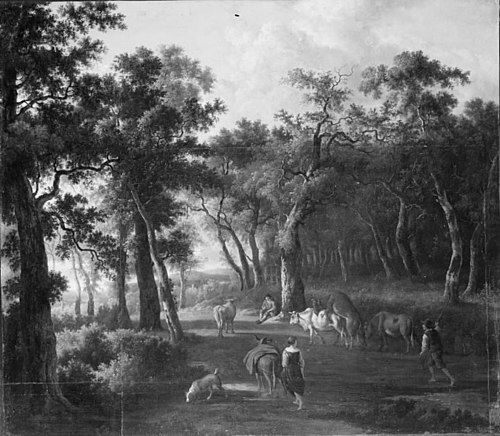 Paysage, 1726, Jan Hackaert