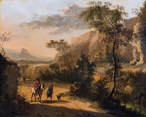 Italian Landscape, 1650, Jan Hackaert