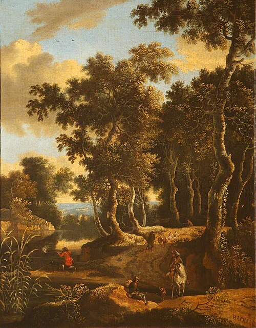 A Wooded Landscape, 1660, Jan Hackaert