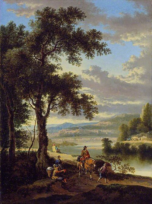 The Wooded Banks of a River, 1660, Jan Hackaert