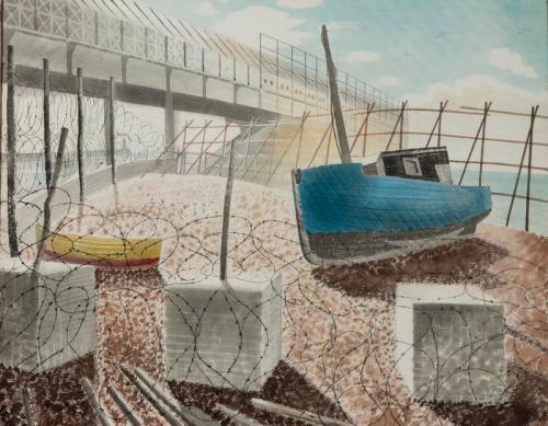Eric Ravilious - South Coast Beach, , Eric Ravilious