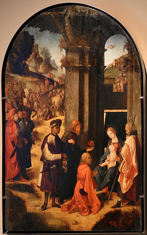 L'Adoration des Mages, 1550, Ludovico Mazzolino