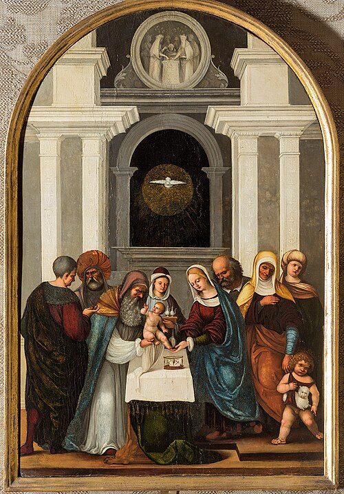 Présentation de Jésus au Temple, 1525, Ludovico Mazzolino