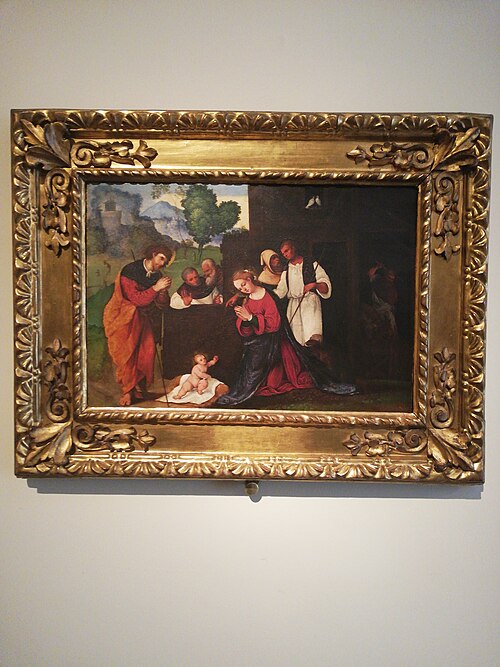 L’Adoration des bergers, , Ludovico Mazzolino