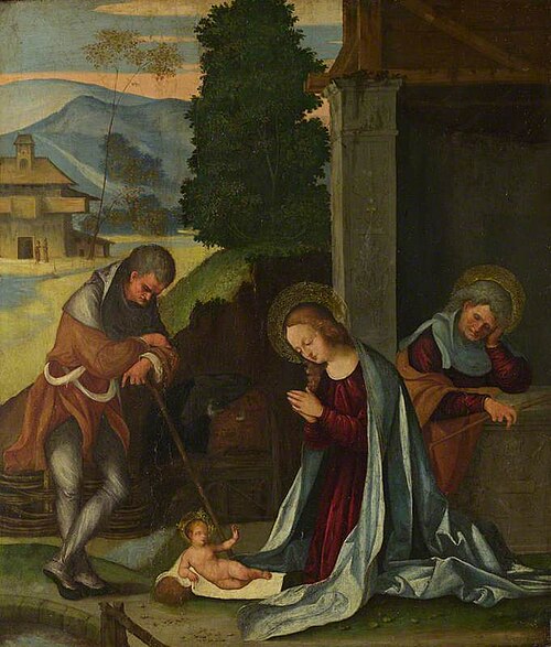 The Nativity, 1507, Ludovico Mazzolino