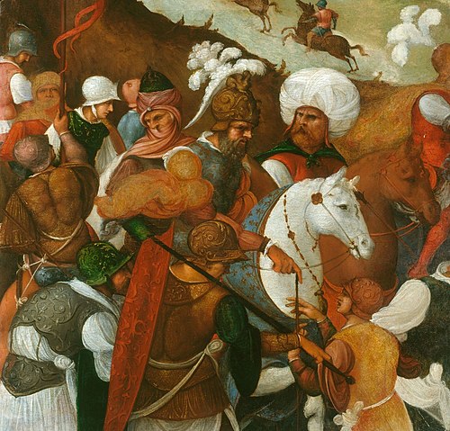 Warriors (a fragment), 1524, Ludovico Mazzolino