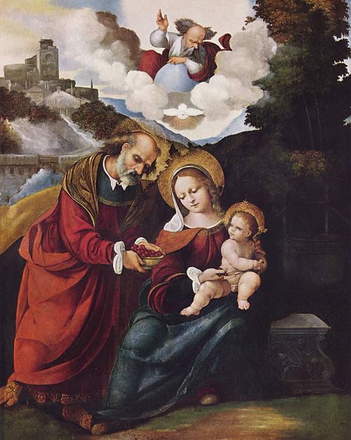 The Holy Family, 1516, Ludovico Mazzolino