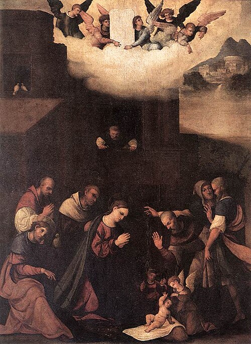 Adoration des bergers, 1520, Ludovico Mazzolino