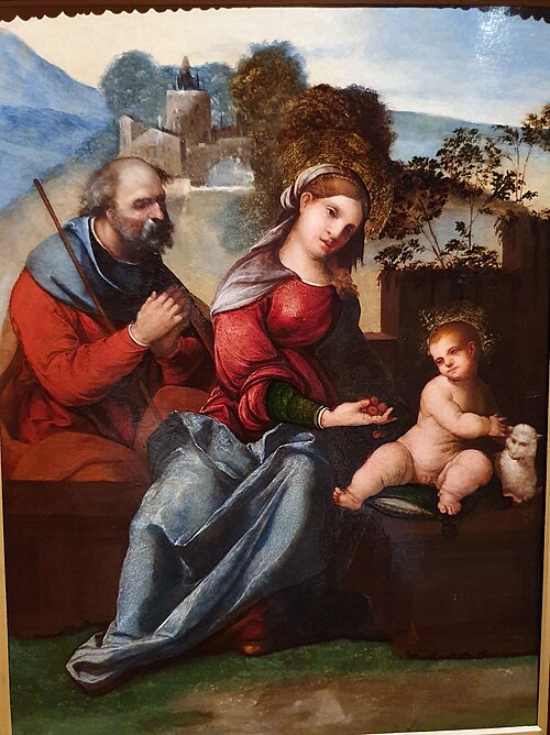 Sagrada Familia, 1525, Ludovico Mazzolino