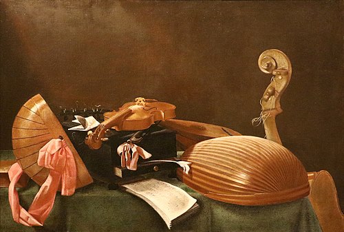 Music instruments, 1670, Evaristo Baschenis