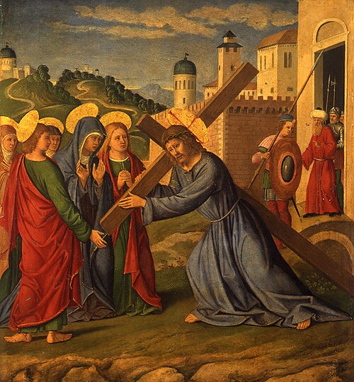Christ Carrying the Cross, , Girolamo da Santa Croce