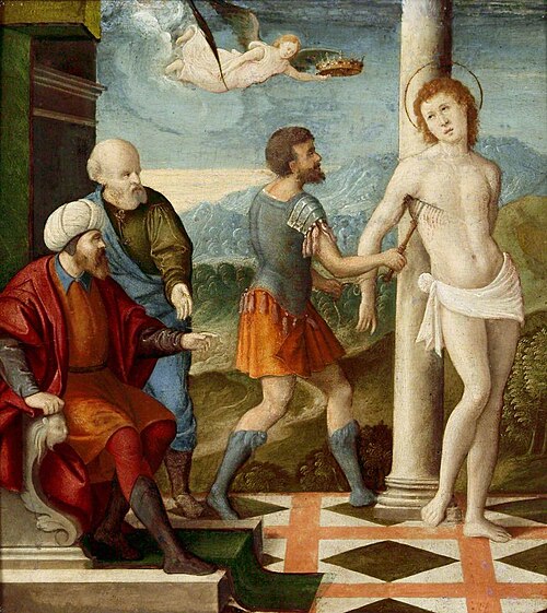 The Martyrdom of Saint Blaise, , Girolamo da Santa Croce