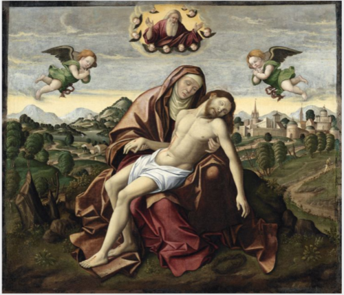 The Pietà, , Girolamo da Santa Croce