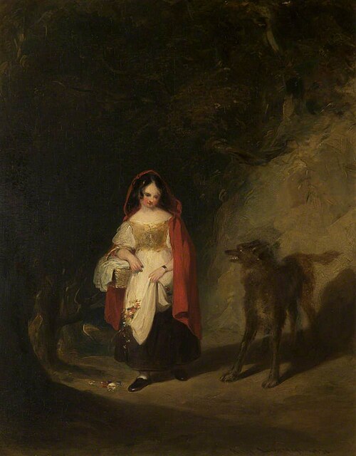Little Red Riding Hood, 1830, Henry Liverseege