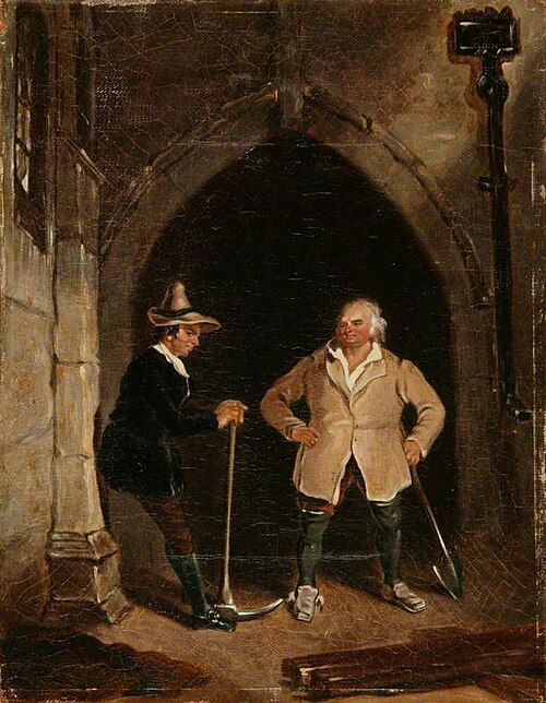 The Grave Diggers, 1831, Henry Liverseege