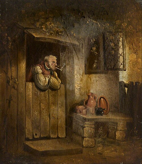 Man with a Pipe, , Henry Liverseege
