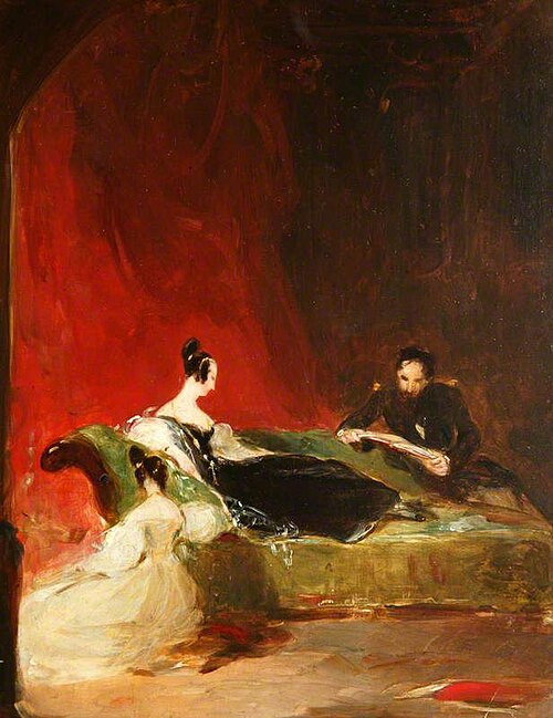 The Conversation (sketch for 'The Story of My Life'), , Henry Liverseege