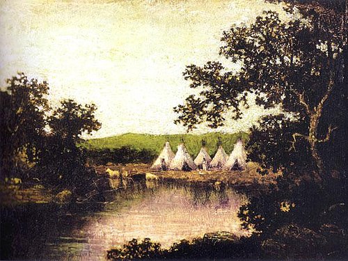 The Encampment, 1870, Ralph Albert Blakelock