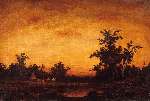 Indian Encampment, 1890, Ralph Albert Blakelock