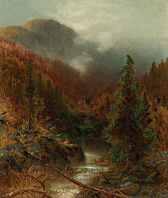 Mountain Landscape, 1877, Ralph Albert Blakelock