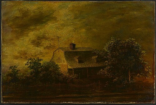 Farmhouse of F.B. Guest, 1868, Ralph Albert Blakelock