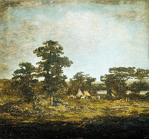 An Indian Encampment, 1880, Ralph Albert Blakelock